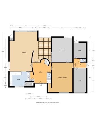 Floorplan - Fort Oranje 10, 3445 DB Woerden